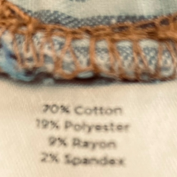 Talbots flawless 5 pocket design mid wash jeans whiskered stretch cotton size 28 - Picture 9 of 10